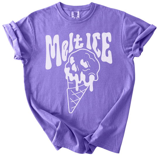 Melt Ice Ice Cream Skull Tee - The Rogue Petal Co. - T-Shirt