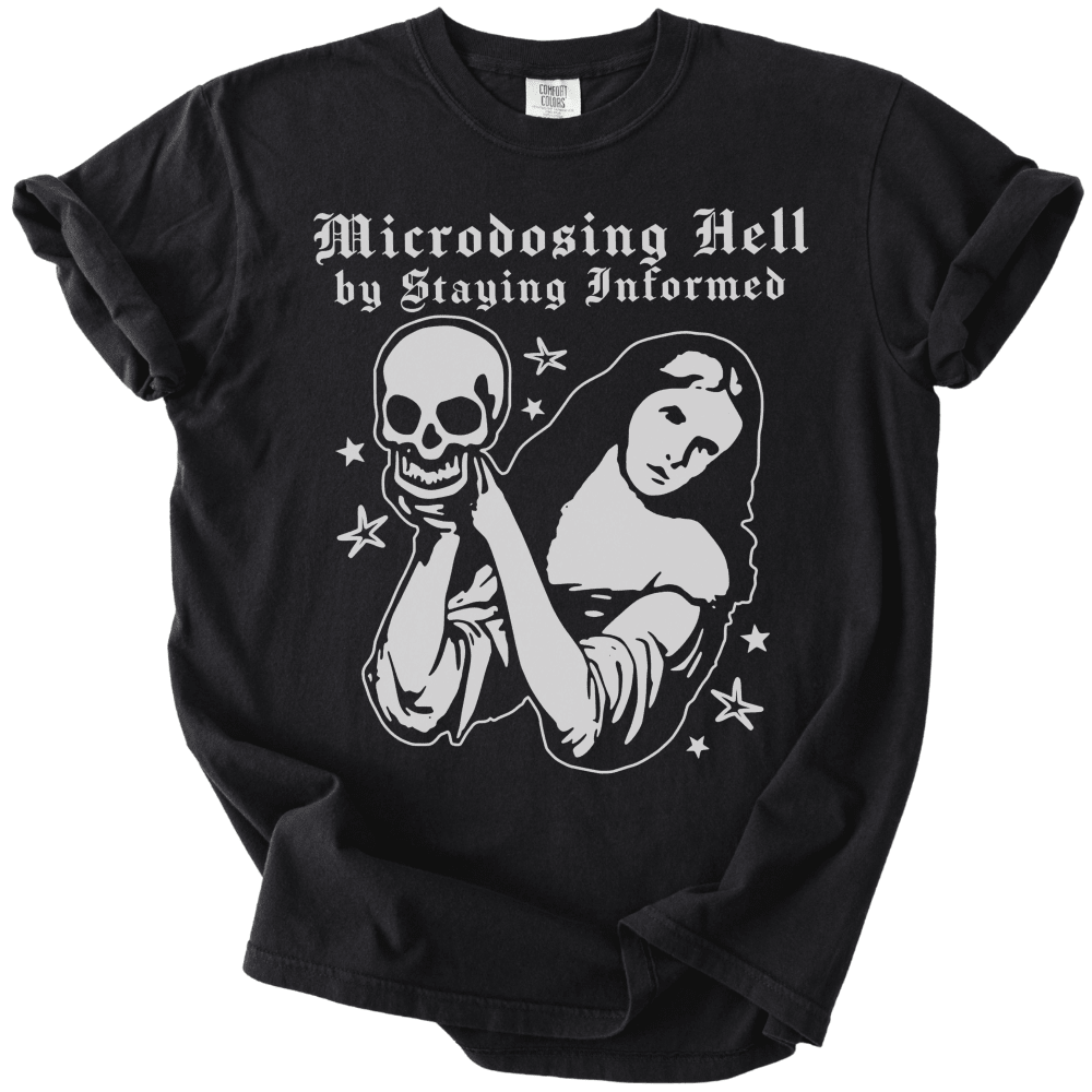 Microdosing Hell Tee - The Rogue Petal Co. -