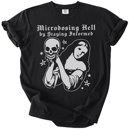 Microdosing Hell Tee - The Rogue Petal Co. -