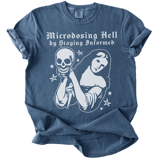 Microdosing Hell Tee - The Rogue Petal Co. -