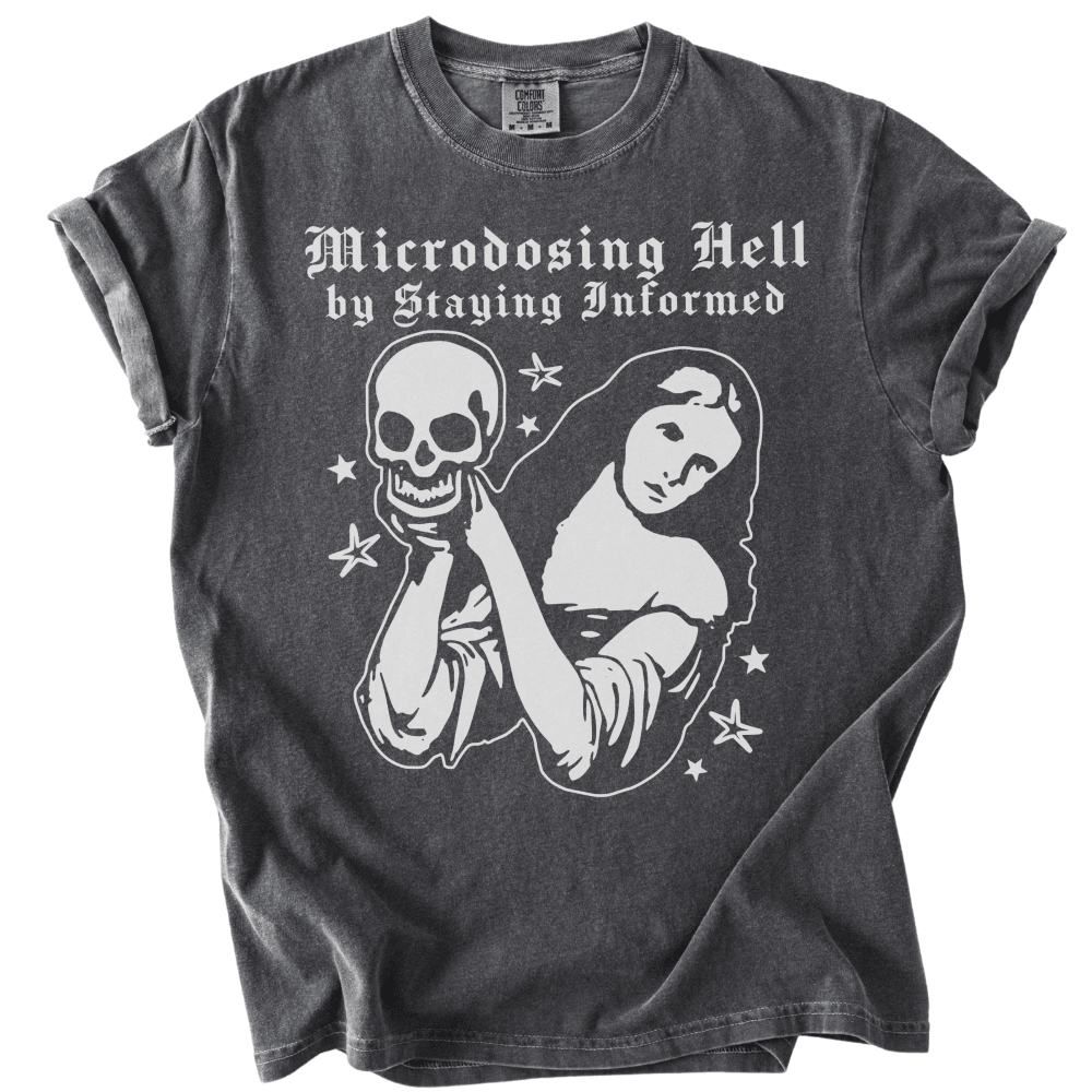 Microdosing Hell Tee - The Rogue Petal Co. -