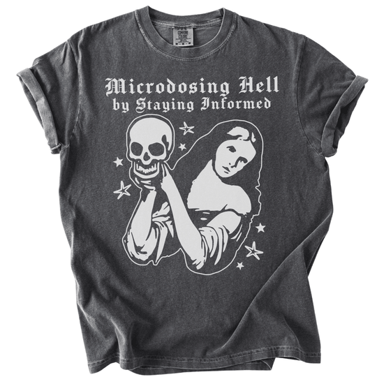 Microdosing Hell Tee - The Rogue Petal Co. -