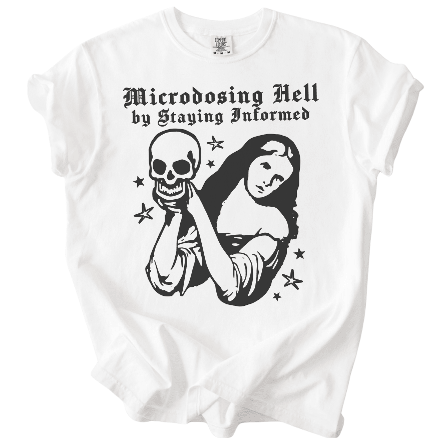 Microdosing Hell Tee - The Rogue Petal Co. -