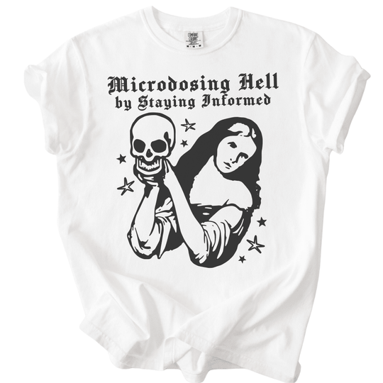 Microdosing Hell Tee - The Rogue Petal Co. -