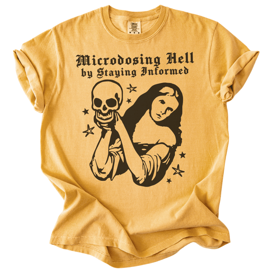 Microdosing Hell Tee - The Rogue Petal Co. -