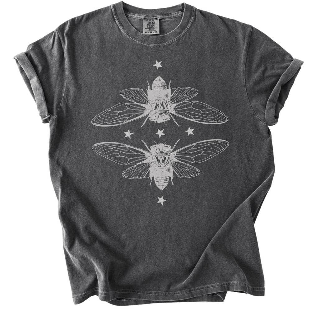 Mirrored Cicadas Tee - The Rogue Petal Co. - T-Shirt