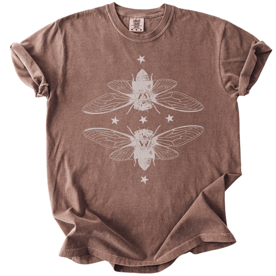 Mirrored Cicadas Tee - The Rogue Petal Co. - T-Shirt