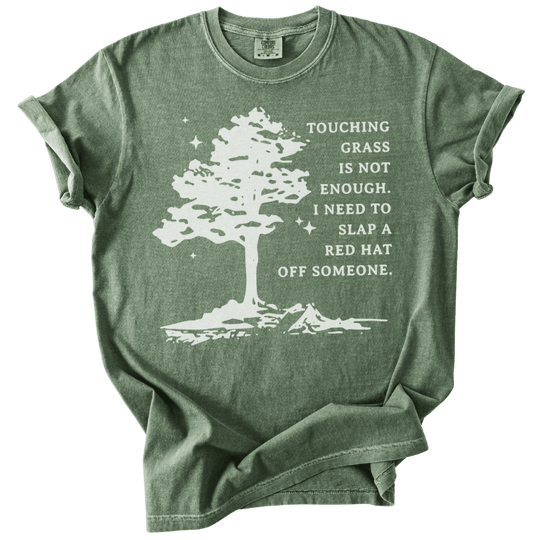 Need To Slap A Red Hat Off Someone Tee - The Rogue Petal Co. - T-Shirt
