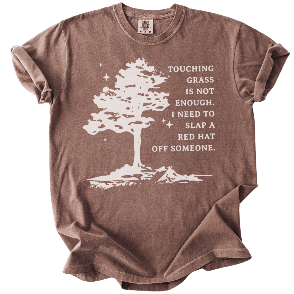 Need To Slap A Red Hat Off Someone Tee - The Rogue Petal Co. - T-Shirt