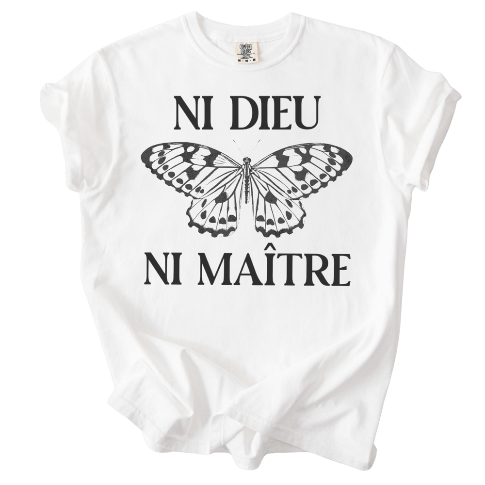 Ni Dieu Ni Maitre Butterfly Tee - The Rogue Petal Co. - T-Shirt