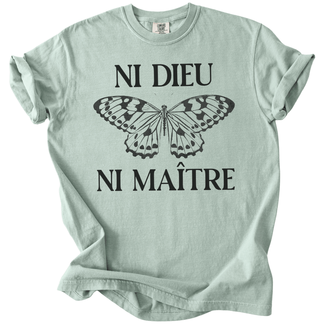 Ni Dieu Ni Maitre Butterfly Tee - The Rogue Petal Co. - T-Shirt