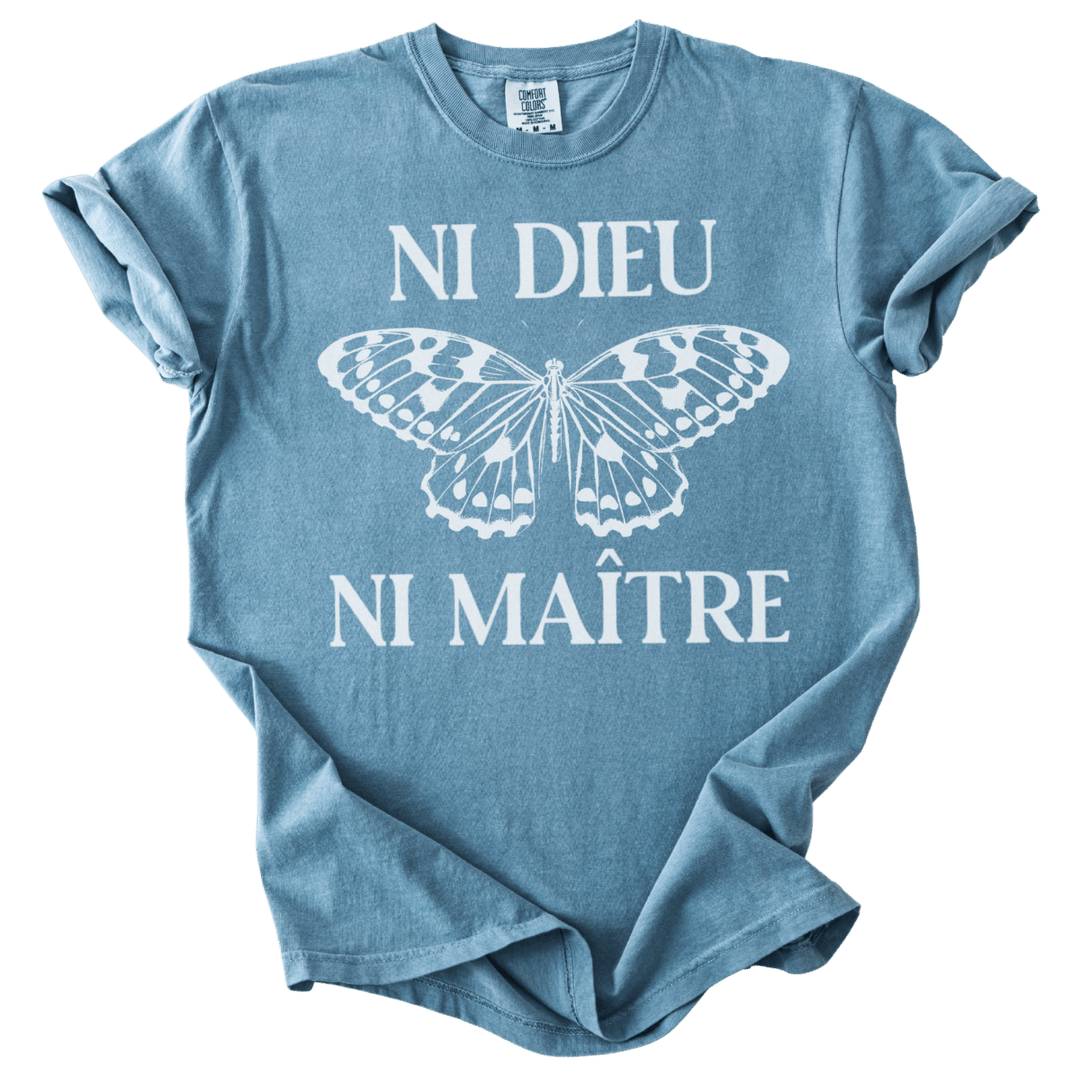 Ni Dieu Ni Maitre Butterfly Tee - The Rogue Petal Co. - T-Shirt