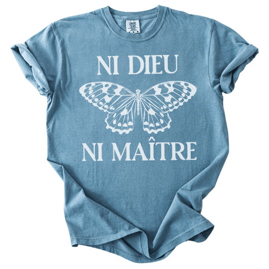 Ni Dieu Ni Maitre Butterfly Tee - The Rogue Petal Co. - T-Shirt