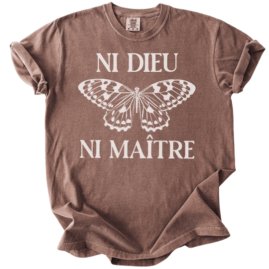 Ni Dieu Ni Maitre Butterfly Tee - The Rogue Petal Co. - T-Shirt