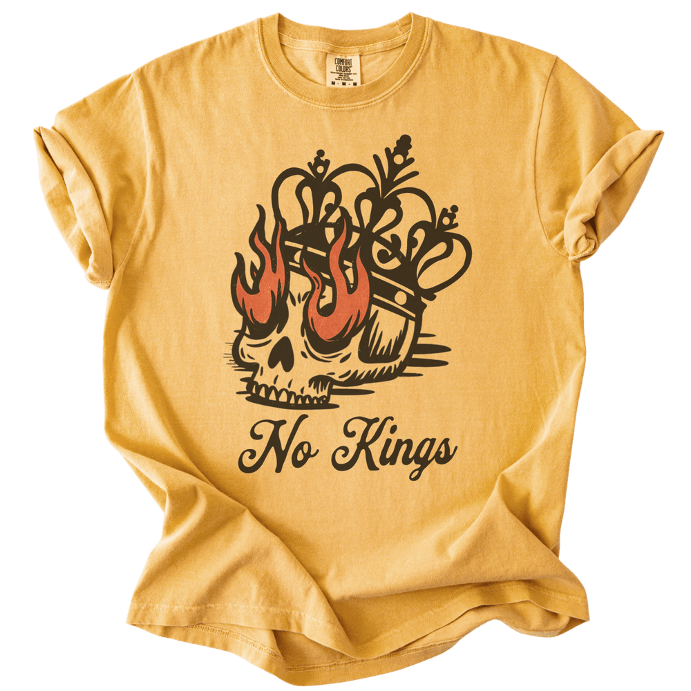 No Kings Skull Tee - The Rogue Petal Co. - T-Shirt