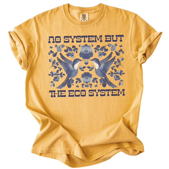 No System But The Ecosystem Birds Tee - The Rogue Petal Co. - T-Shirt