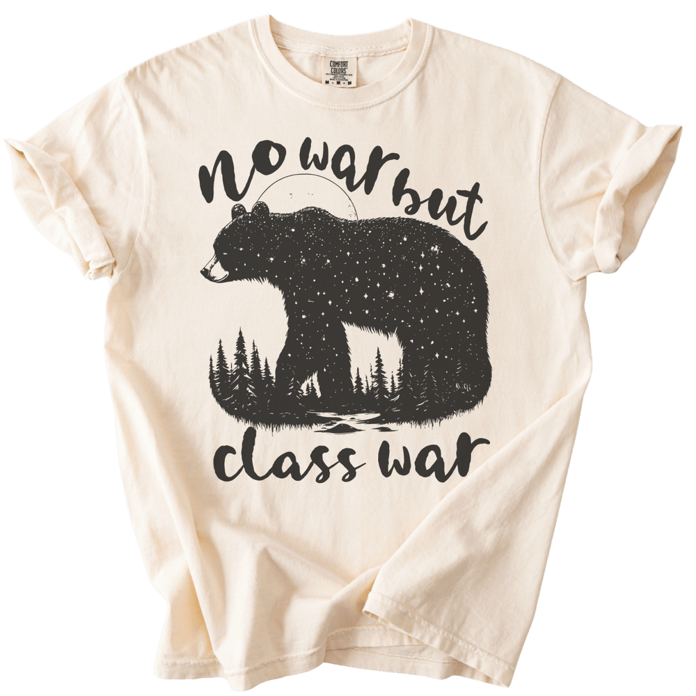 No War But Class War Celestial Bear Tee - The Rogue Petal Co. - T-Shirt