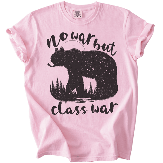 No War But Class War Celestial Bear Tee - The Rogue Petal Co. - T-Shirt