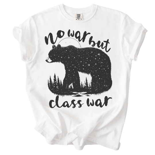 No War But Class War Celestial Bear Tee - The Rogue Petal Co. - T-Shirt