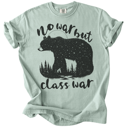 No War But Class War Celestial Bear Tee - The Rogue Petal Co. - T-Shirt