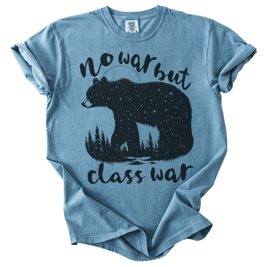 No War But Class War Celestial Bear Tee - The Rogue Petal Co. - T-Shirt