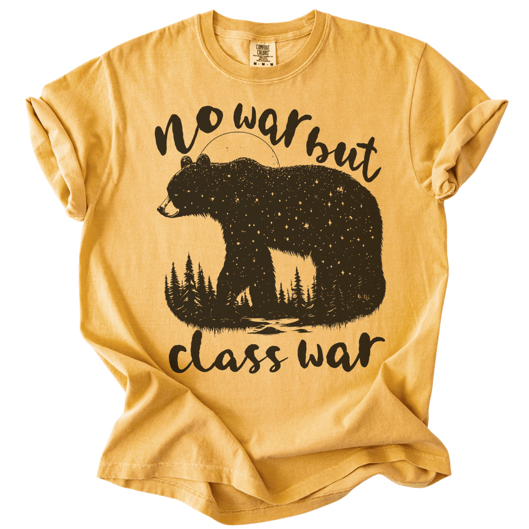 No War But Class War Celestial Bear Tee - The Rogue Petal Co. - T-Shirt