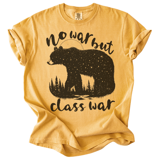 No War But Class War Celestial Bear Tee - The Rogue Petal Co. - T-Shirt