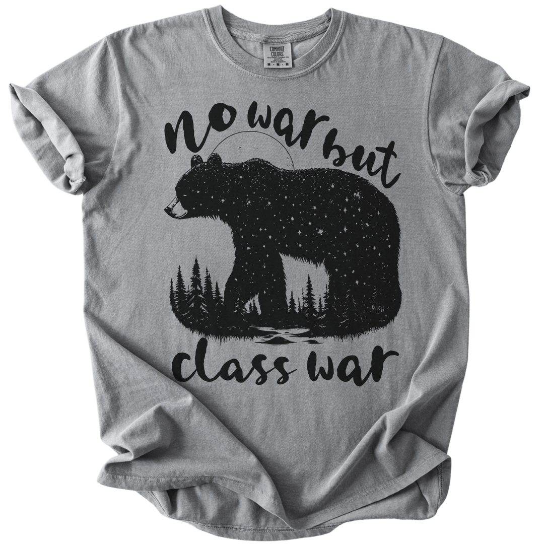 No War But Class War Celestial Bear Tee - The Rogue Petal Co. - T-Shirt