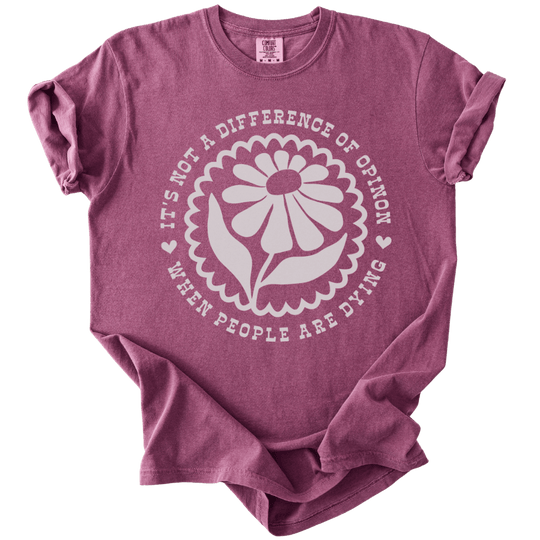 Not A Difference Of Opinion Tee - The Rogue Petal Co. - T-Shirt