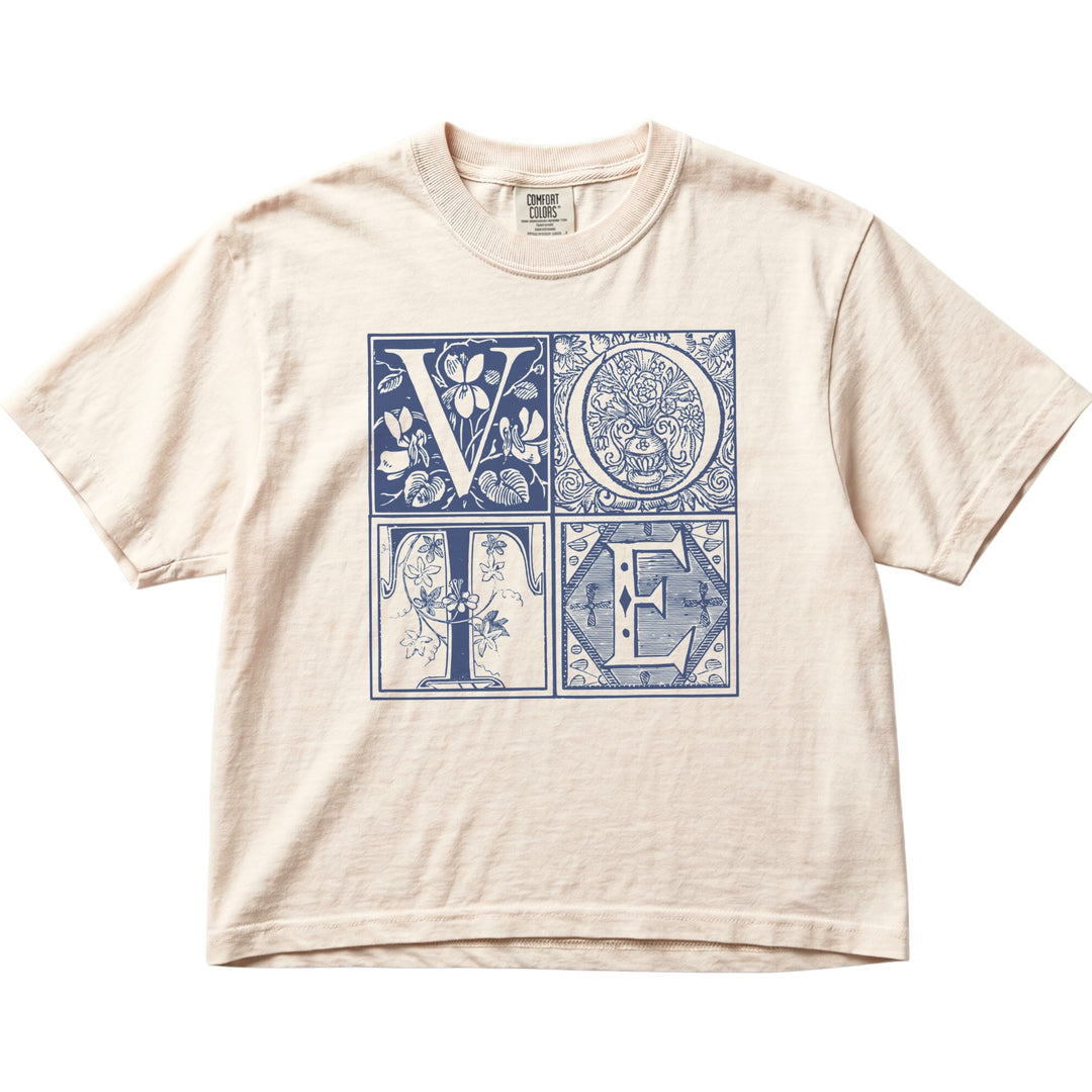 Vintage Blockletter Vote Women&