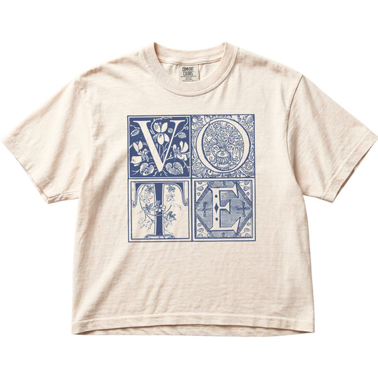 Vintage Blockletter Vote Women&