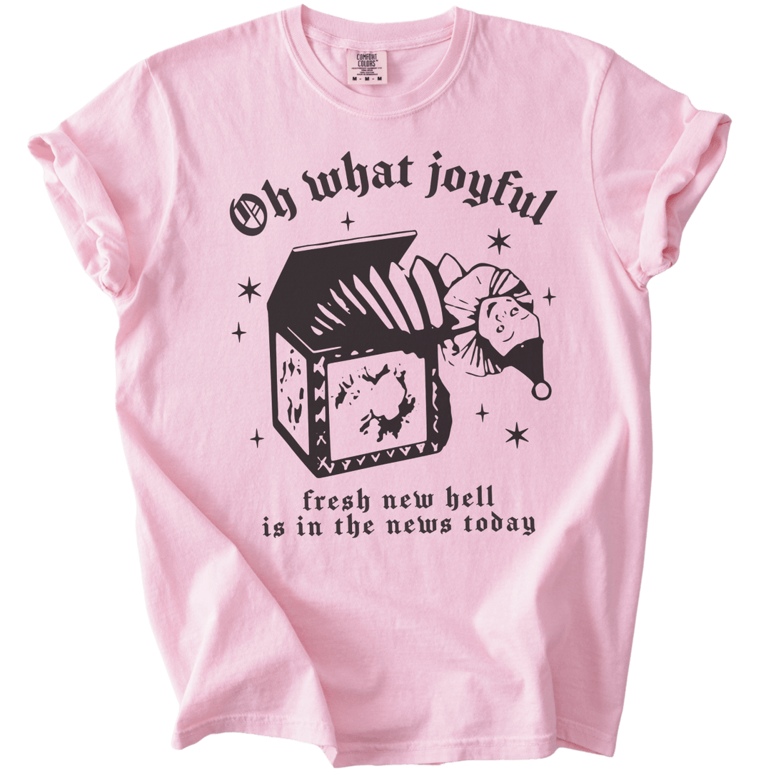 Oh What Joyful Fresh New Hell News Tee - The Rogue Petal Co. - T-Shirt
