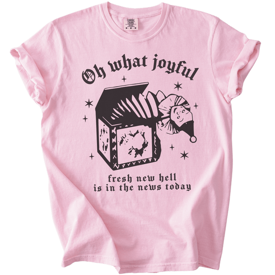 Oh What Joyful Fresh New Hell News Tee - The Rogue Petal Co. - T-Shirt