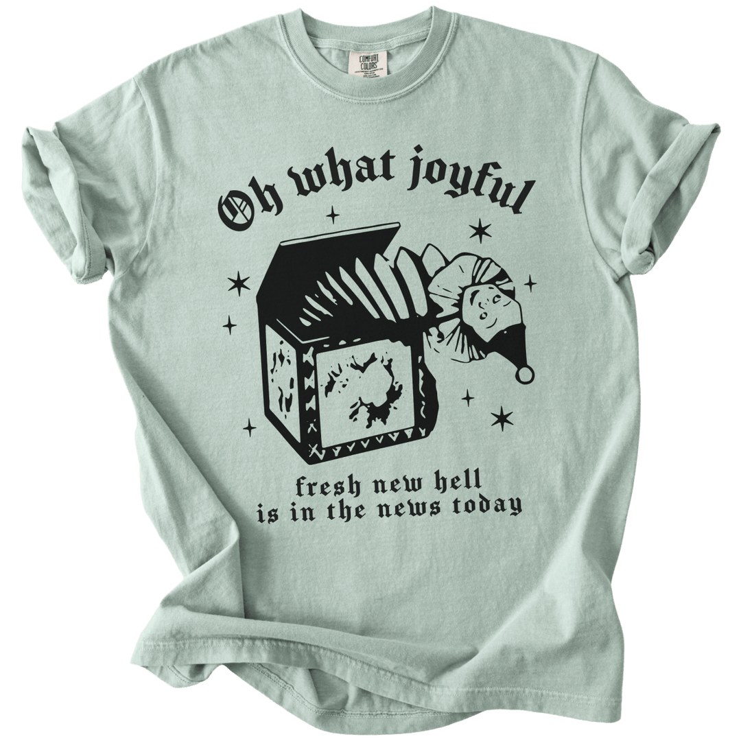 Oh What Joyful Fresh New Hell News Tee - The Rogue Petal Co. - T-Shirt
