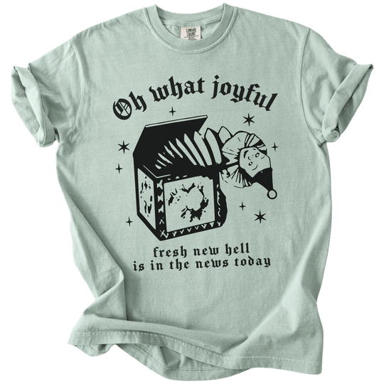 Oh What Joyful Fresh New Hell News Tee - The Rogue Petal Co. - T-Shirt
