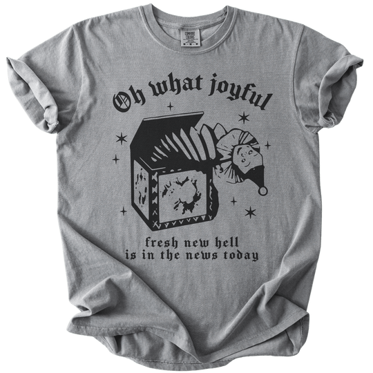 Oh What Joyful Fresh New Hell News Tee - The Rogue Petal Co. - T-Shirt