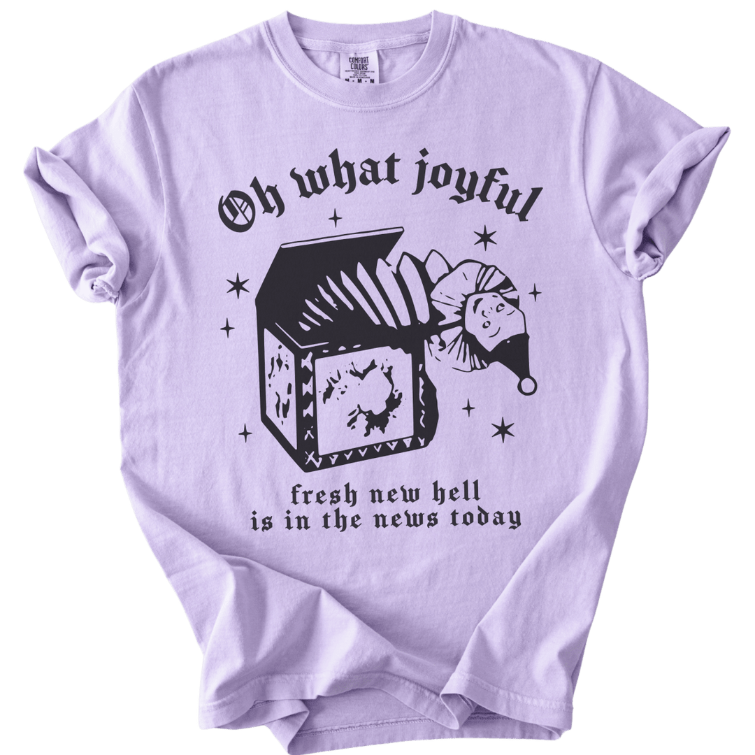 Oh What Joyful Fresh New Hell News Tee - The Rogue Petal Co. - T-Shirt