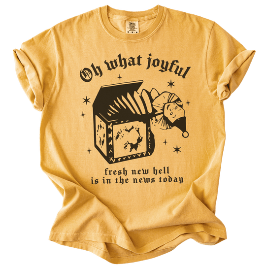 Oh What Joyful Fresh New Hell News Tee - The Rogue Petal Co. - T-Shirt