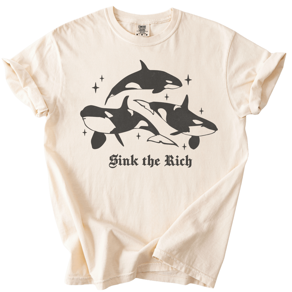 Orca Sink The Rich Tee - The Rogue Petal Co. - T-Shirt