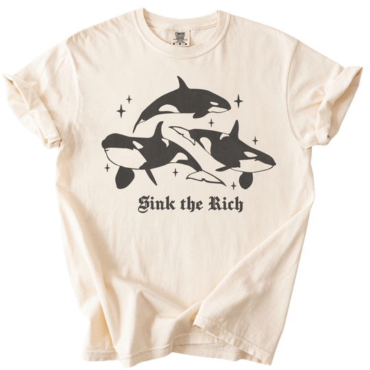 Orca Sink The Rich Tee - The Rogue Petal Co. - T-Shirt