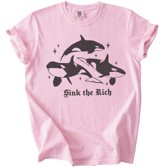 Orca Sink The Rich Tee - The Rogue Petal Co. - T-Shirt