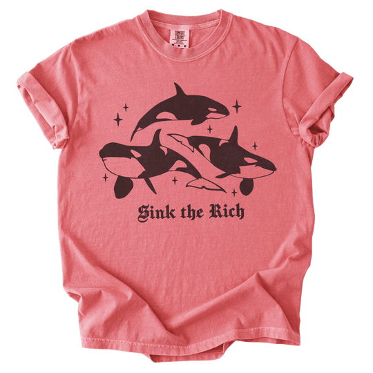 Orca Sink The Rich Tee - The Rogue Petal Co. - T-Shirt