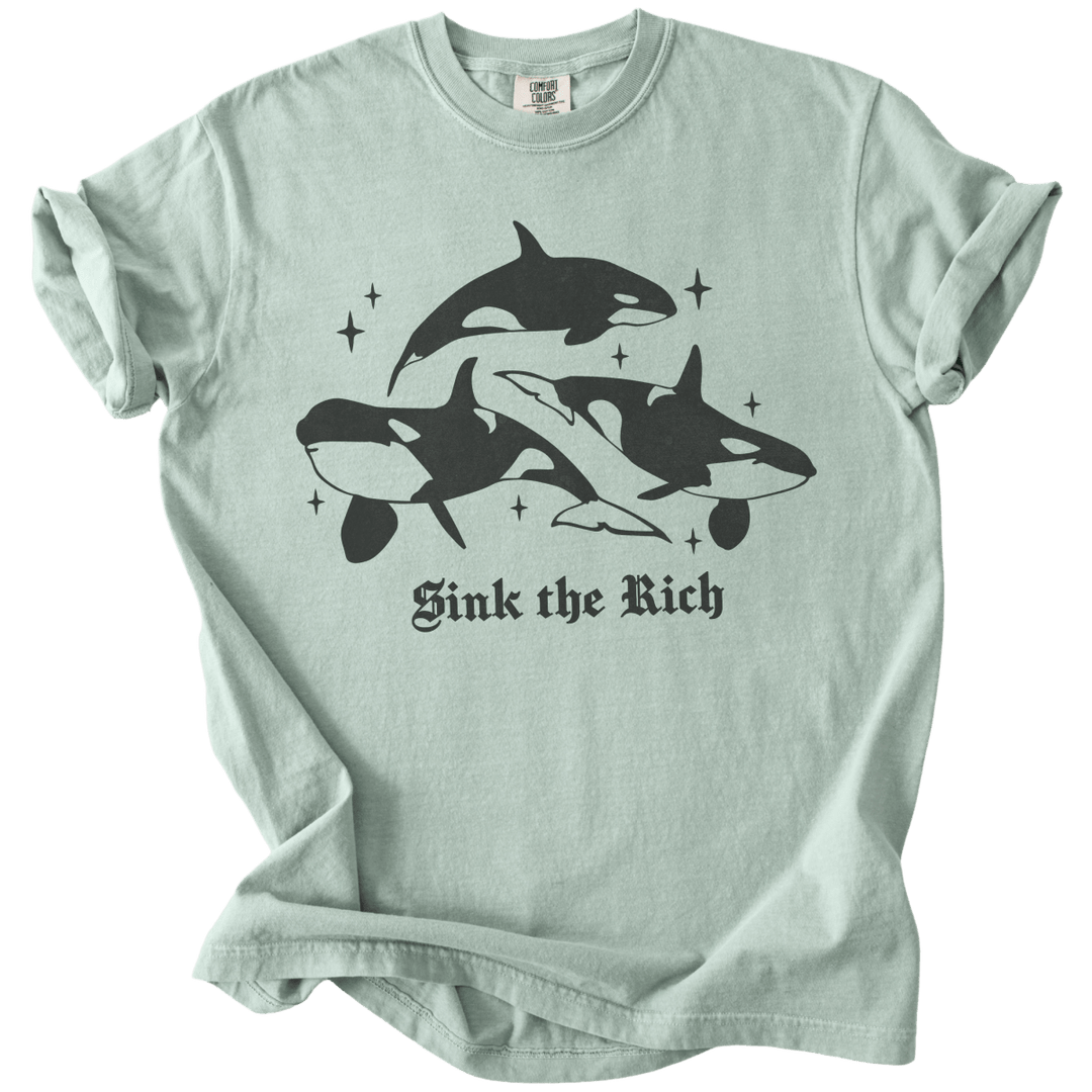 Orca Sink The Rich Tee - The Rogue Petal Co. - T-Shirt