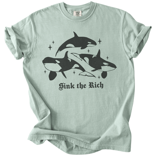 Orca Sink The Rich Tee - The Rogue Petal Co. - T-Shirt