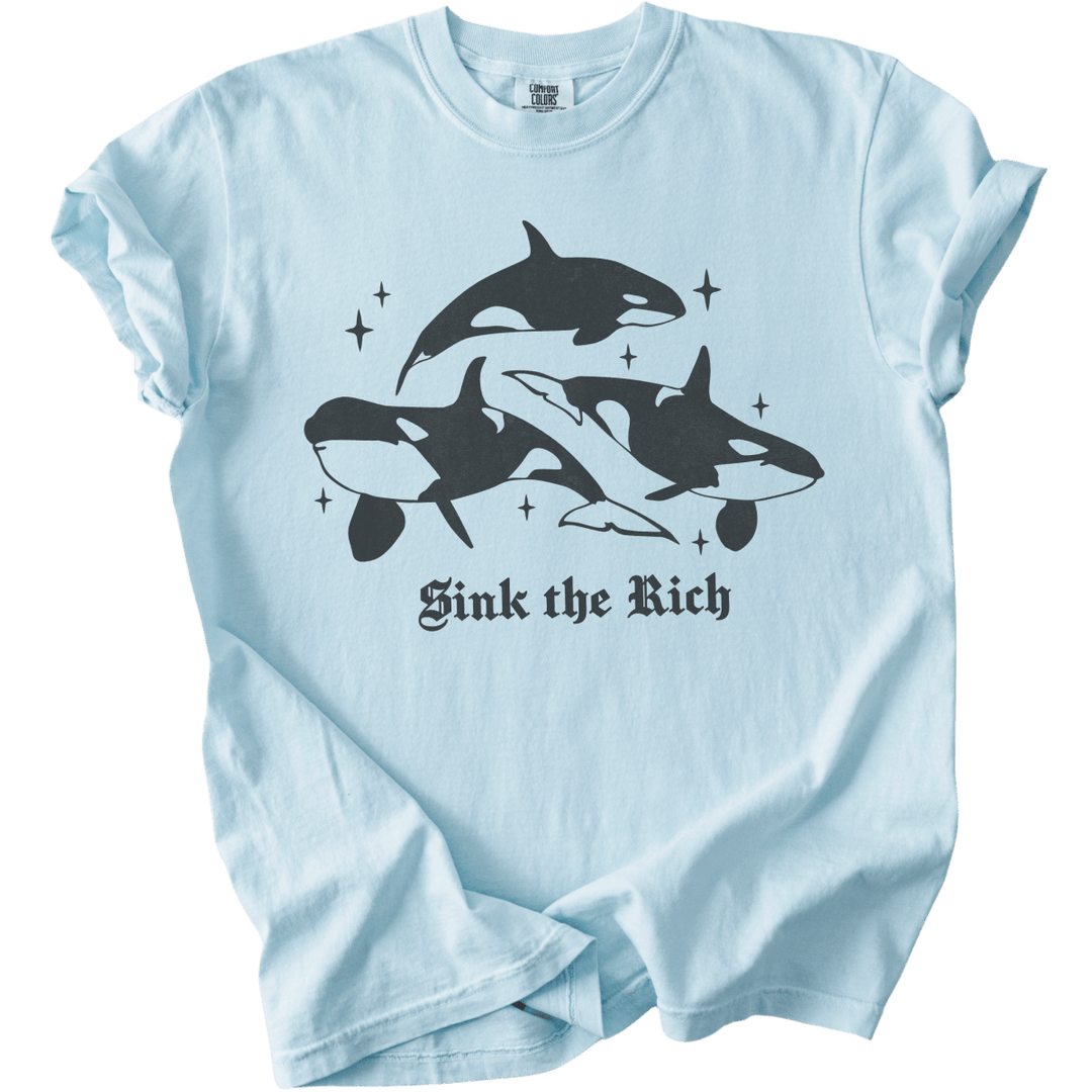Orca Sink The Rich Tee - The Rogue Petal Co. - T-Shirt