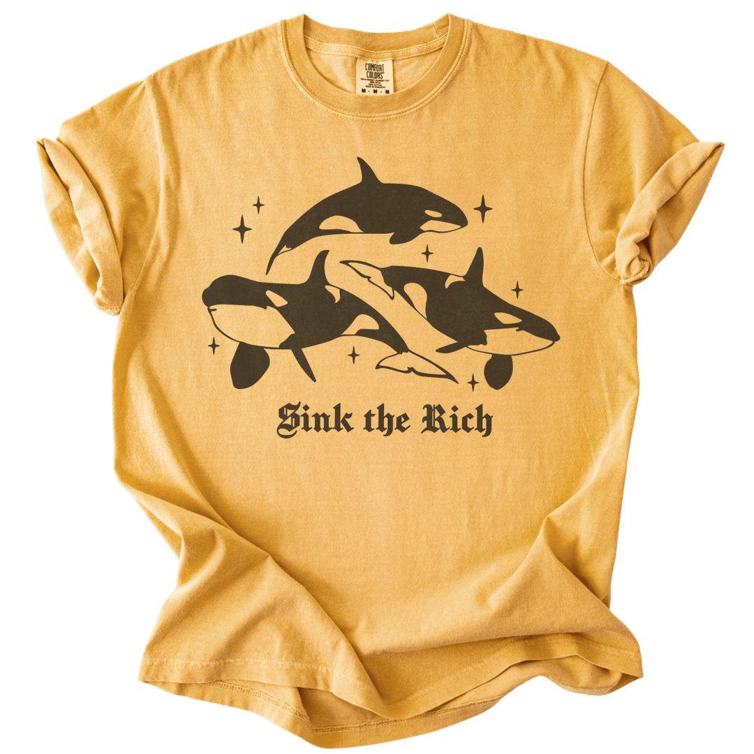 Orca Sink The Rich Tee - The Rogue Petal Co. - T-Shirt