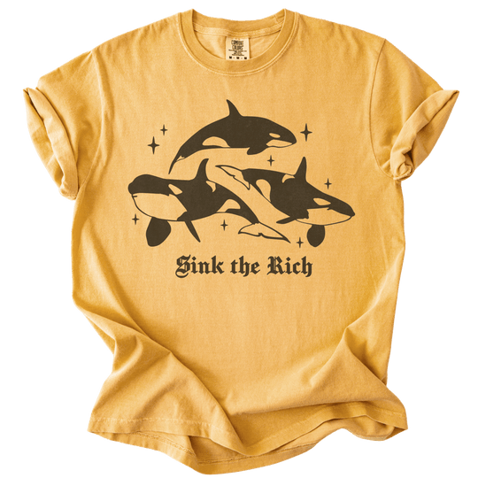 Orca Sink The Rich Tee - The Rogue Petal Co. - T-Shirt