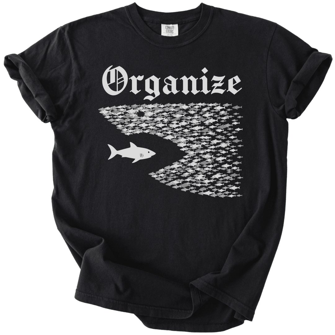 Organize Shark Tee - The Rogue Petal Co. - T-Shirt