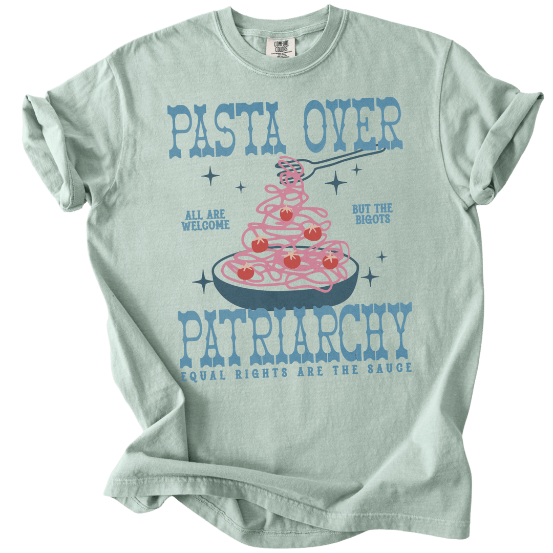 Pasta Over Patriarchy Tee - The Rogue Petal Co. - T-Shirt