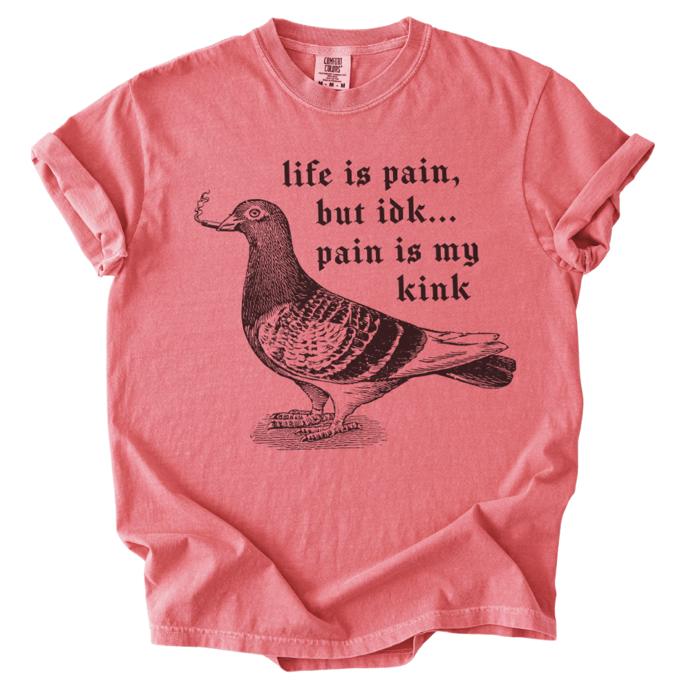 Pigeon Pain is My Kink Tee - The Rogue Petal Co. - T-Shirt